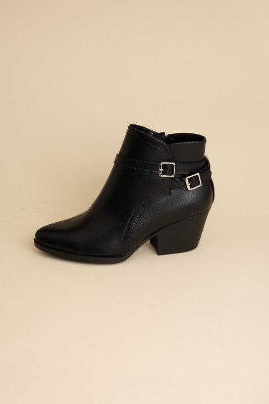 Nadine Ankle Buckle Boots - Happily Ever Atchison Shop Co.