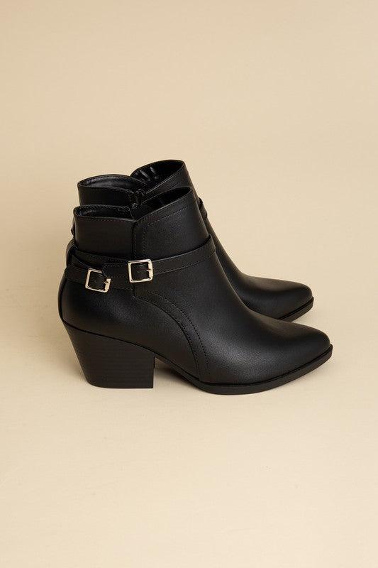 Nadine Ankle Buckle Boots - Happily Ever Atchison Shop Co.