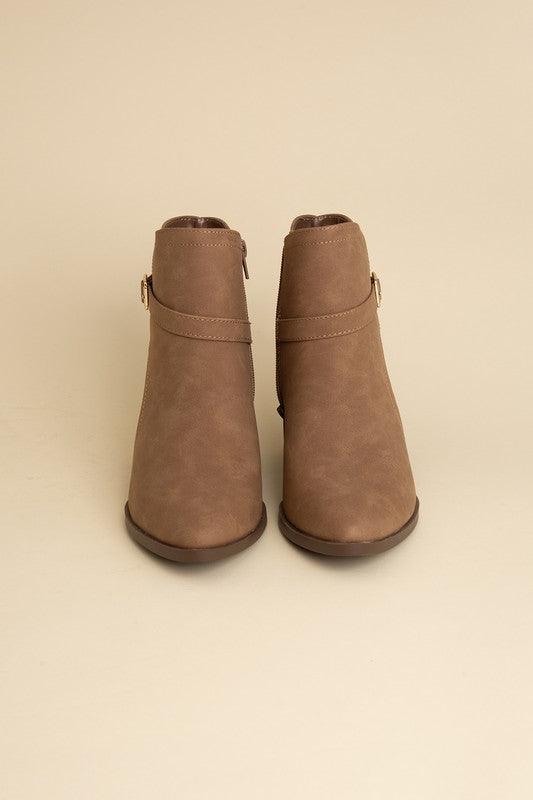 Nadine Ankle Buckle Boots - Happily Ever Atchison Shop Co.