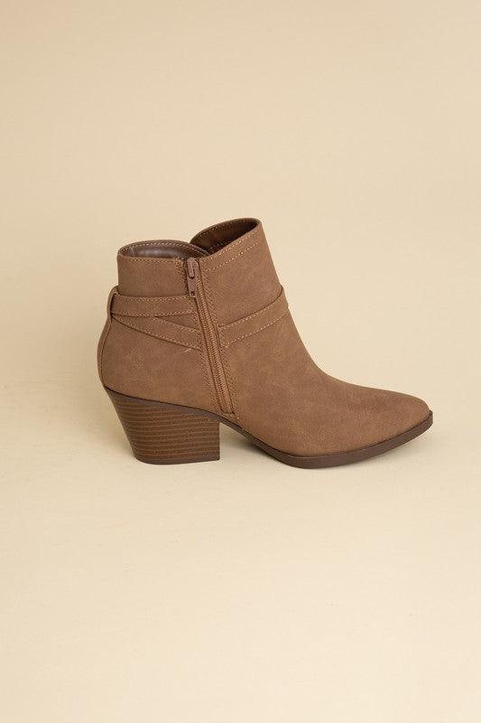 Nadine Ankle Buckle Boots - Happily Ever Atchison Shop Co.