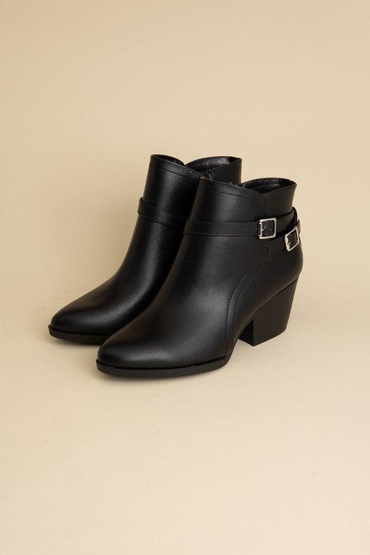 Nadine Ankle Buckle Boots - Happily Ever Atchison Shop Co.
