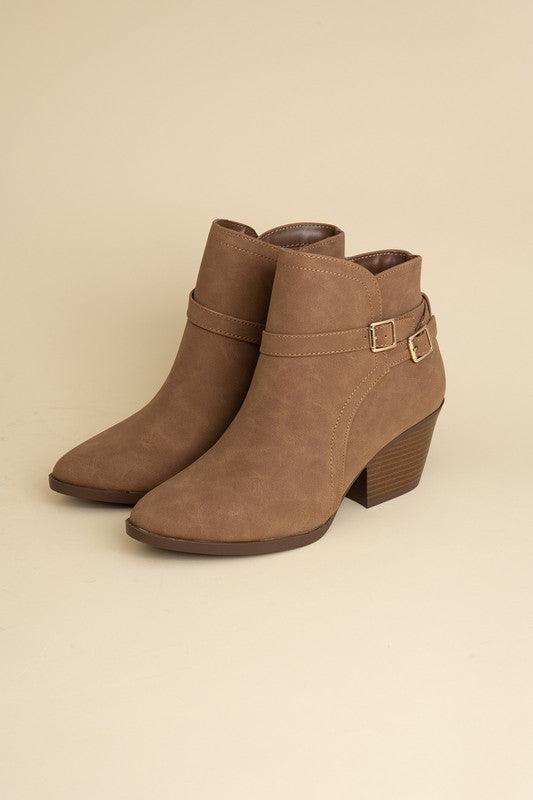 Nadine Ankle Buckle Boots - Happily Ever Atchison Shop Co.