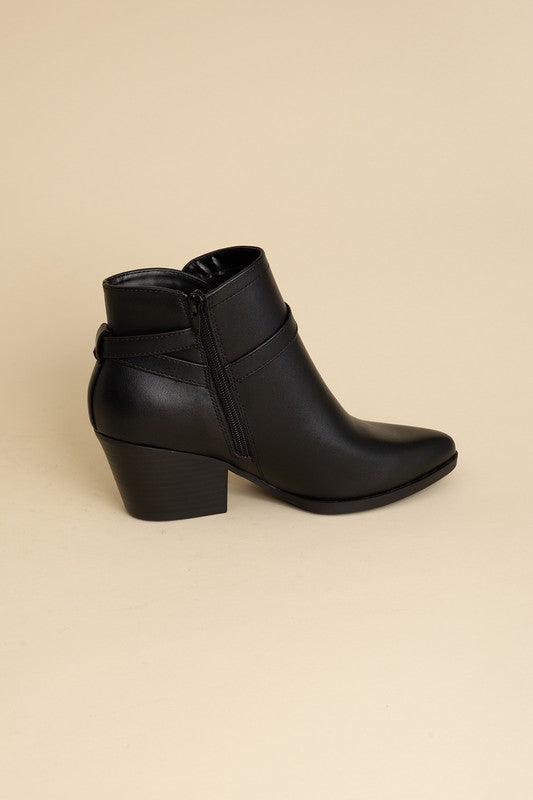 Nadine Ankle Buckle Boots - Happily Ever Atchison Shop Co.