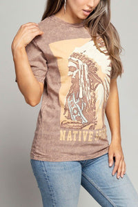 Native Spirit Graphic Top - Happily Ever Atchison Shop Co.