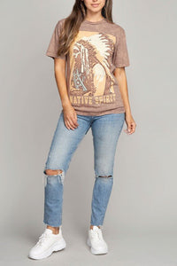 Native Spirit Graphic Top - Happily Ever Atchison Shop Co.