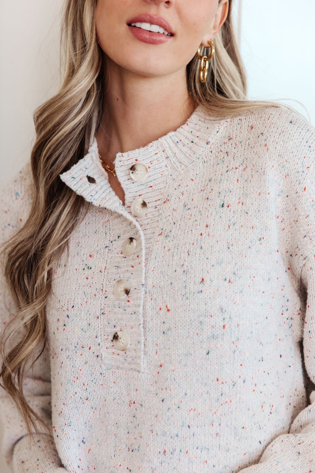Never Give Up Henley Sweater - Happily Ever Atchison Shop Co.