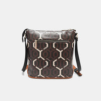 Nicole Lee USA Geometric Pattern Crossbody Bag - Happily Ever Atchison Shop Co.