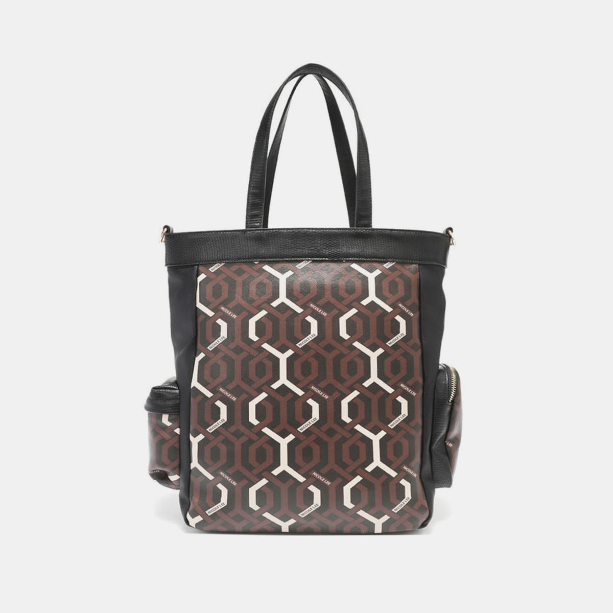 Nicole Lee USA Geometric Pattern Tote Bag - Happily Ever Atchison Shop Co.