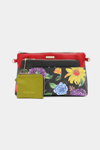 Nicole Lee USA Printed Handbag with Three Pouches - Happily Ever Atchison Shop Co.