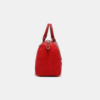 Nicole Lee USA Scallop Stitched Boston Bag - Happily Ever Atchison Shop Co.