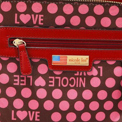 Nicole Lee USA Scallop Stitched Boston Bag - Happily Ever Atchison Shop Co.