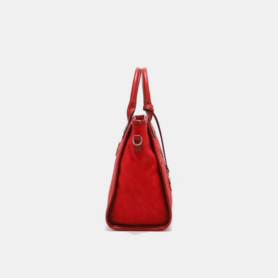 Nicole Lee USA Scallop Stitched Handbag - Happily Ever Atchison Shop Co.
