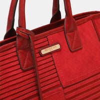 Nicole Lee USA Scallop Stitched Handbag - Happily Ever Atchison Shop Co.