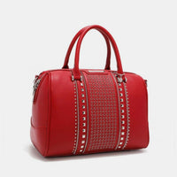 Nicole Lee USA Studded Boston Bag - Happily Ever Atchison Shop Co.