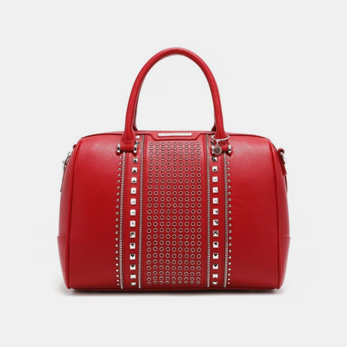 Nicole Lee USA Studded Boston Bag - Happily Ever Atchison Shop Co.