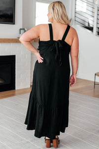 Nightlife Tie Back Maxi Dress - Happily Ever Atchison Shop Co.