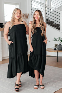 Nightlife Tie Back Maxi Dress - Happily Ever Atchison Shop Co.