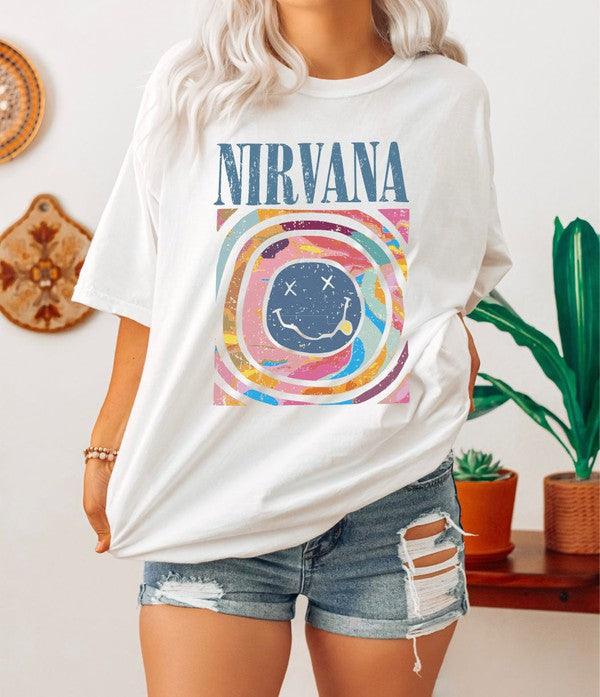 Nirvana Graphic Tee - Happily Ever Atchison Shop Co.