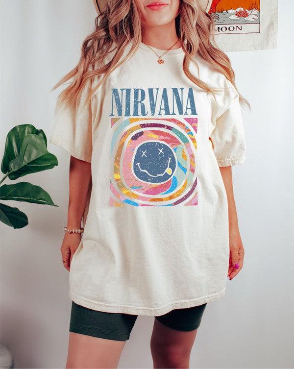 Nirvana Graphic Tee - Happily Ever Atchison Shop Co.
