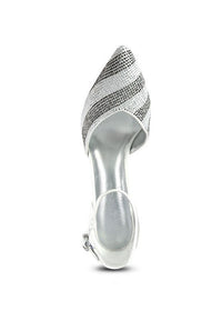 NOBLES High Heeled Patent Diamante Sandals - Happily Ever Atchison Shop Co.