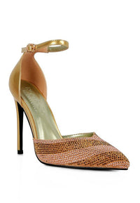 NOBLES High Heeled Patent Diamante Sandals - Happily Ever Atchison Shop Co.