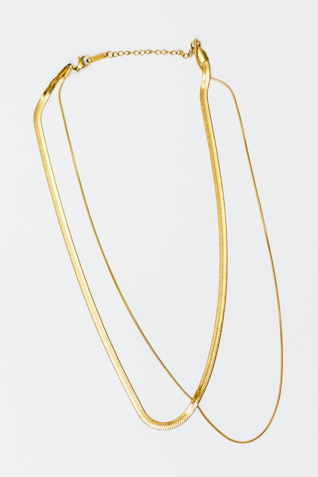 Noontide Double Chain Necklace - Happily Ever Atchison Shop Co.