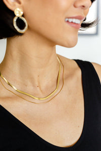 Noontide Double Chain Necklace - Happily Ever Atchison Shop Co.
