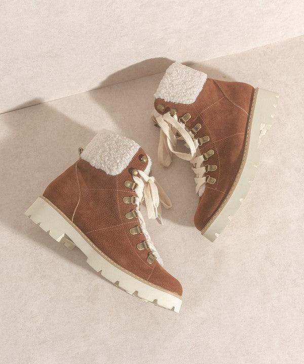 Oasis Society Aaliyah - Winter Ankle Bootie - Happily Ever Atchison Shop Co.