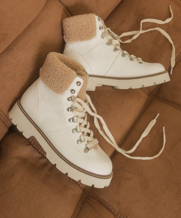 Oasis Society Aaliyah - Winter Ankle Bootie - Happily Ever Atchison Shop Co.