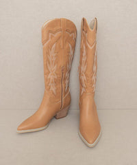 Oasis Society Ainsley - Embroidered Cowboy Boot - Happily Ever Atchison Shop Co.