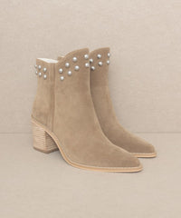 OASIS SOCIETY Alofi - Studded Collar Booties - Happily Ever Atchison Shop Co.