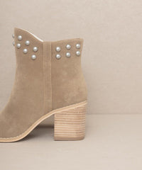 OASIS SOCIETY Alofi - Studded Collar Booties - Happily Ever Atchison Shop Co.