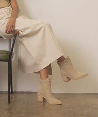 OASIS SOCIETY Alofi - Studded Collar Booties - Happily Ever Atchison Shop Co.