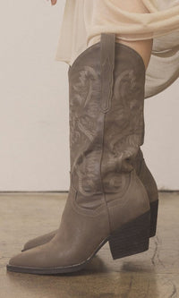 Oasis Society Amaya - Classic Western Boot - Happily Ever Atchison Shop Co.