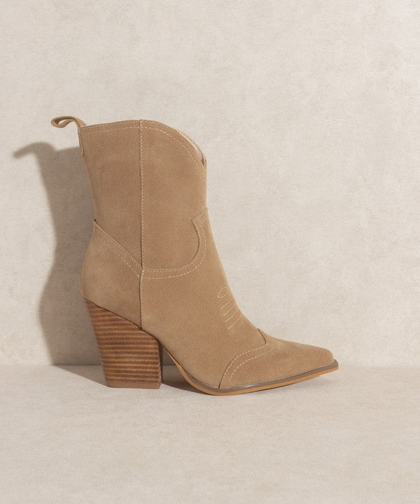 Oasis Society Ariella - Western Short Boots - Happily Ever Atchison Shop Co.