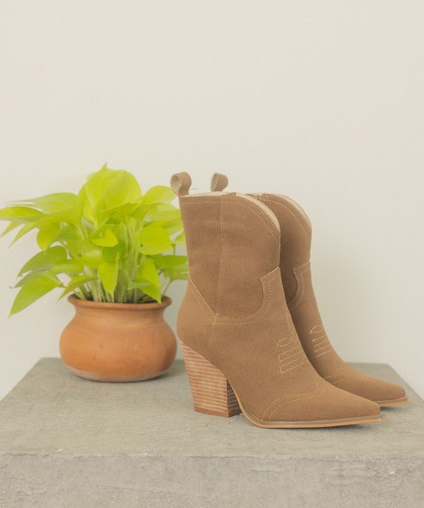 Oasis Society Ariella - Western Short Boots - Happily Ever Atchison Shop Co.