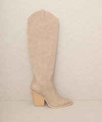 OASIS SOCIETY Barcelona - Knee High Western Boots - Happily Ever Atchison Shop Co.