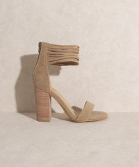 OASIS SOCIETY Blair - Thick Ankle Strap Block Heel - Happily Ever Atchison Shop Co.