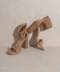 OASIS SOCIETY Blair - Thick Ankle Strap Block Heel - Happily Ever Atchison Shop Co.