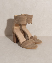 OASIS SOCIETY Blair - Thick Ankle Strap Block Heel - Happily Ever Atchison Shop Co.