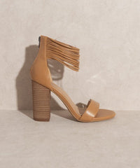 OASIS SOCIETY Blair - Thick Ankle Strap Block Heel - Happily Ever Atchison Shop Co.