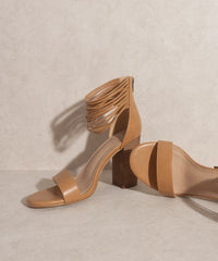 OASIS SOCIETY Blair - Thick Ankle Strap Block Heel - Happily Ever Atchison Shop Co.