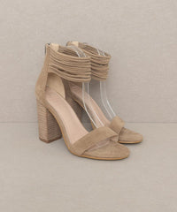 Oasis Society Blake - Strappy Ankle Wrapped Heel - Happily Ever Atchison Shop Co.