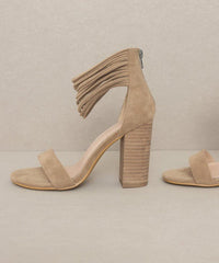Oasis Society Blake - Strappy Ankle Wrapped Heel - Happily Ever Atchison Shop Co.