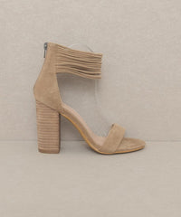 Oasis Society Blake - Strappy Ankle Wrapped Heel - Happily Ever Atchison Shop Co.