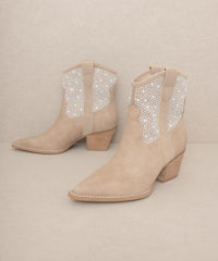 OASIS SOCIETY Cannes - Pearl Studded Western Boots - Happily Ever Atchison Shop Co.