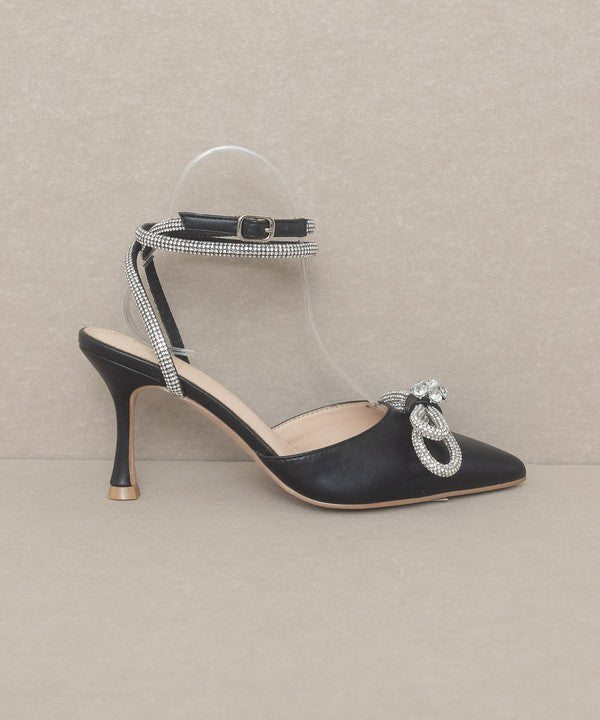 Oasis Society Chelsea - Bow Front Kitten Heel - Happily Ever Atchison Shop Co.