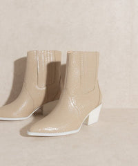 OASIS SOCIETY Dawn - Paneled Western Bootie - Happily Ever Atchison Shop Co.