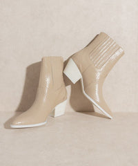 OASIS SOCIETY Dawn - Paneled Western Bootie - Happily Ever Atchison Shop Co.