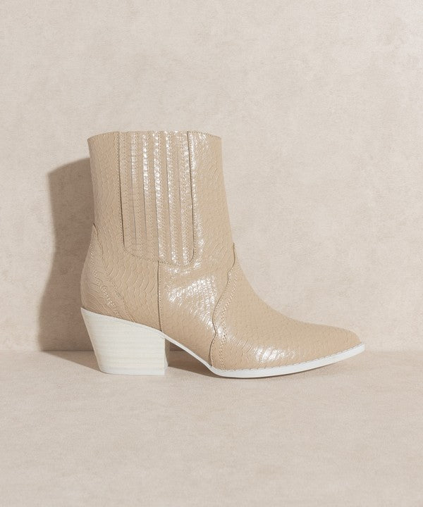 OASIS SOCIETY Dawn - Paneled Western Bootie - Happily Ever Atchison Shop Co.